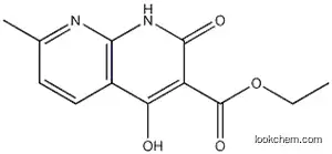 Molecular Structure of 76336-15-7 (ethyl 4-hydroxy-7-methyl-2-oxo-1,2-dihydro-1,8-naphthyridine-3-carboxylate)